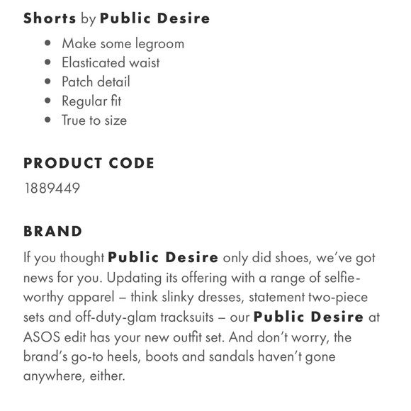 ASOS Public Desire waffle boxer shorts in beige - Picture 4 of 8